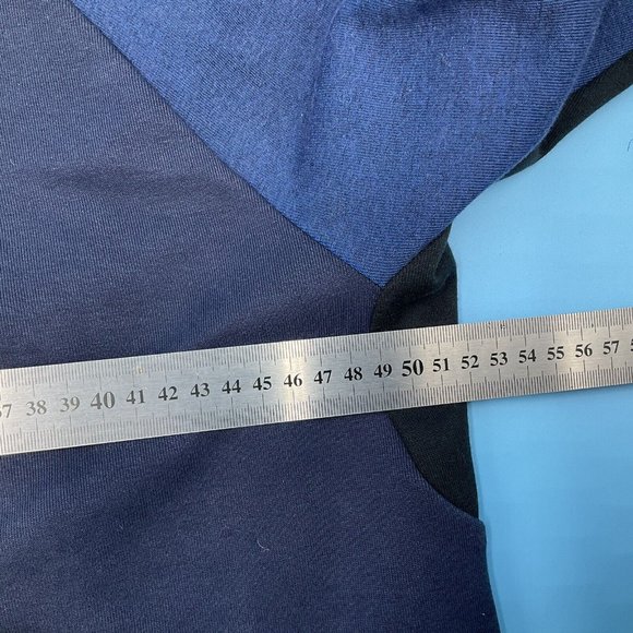 Nike Tech Fleece Men’s Half Zip Hoodie Navy Blue Kangaroo Pockets 884892-451 M - Picture 6 of 12